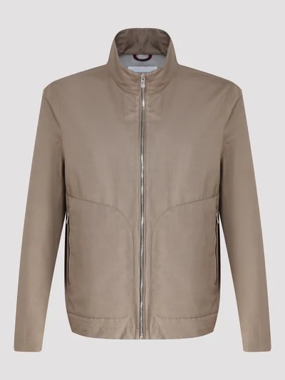 Ветровка цвет бежевый — превью 1