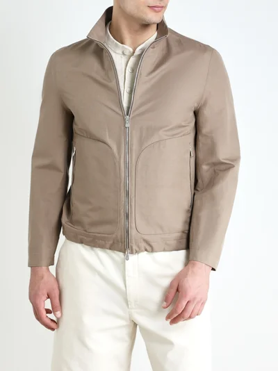 Ветровка цвет бежевый — превью 3