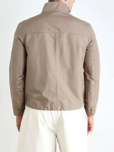 Ветровка цвет бежевый — превью 4