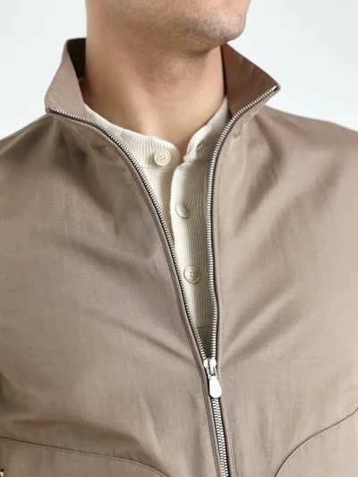 Ветровка цвет бежевый — превью 5