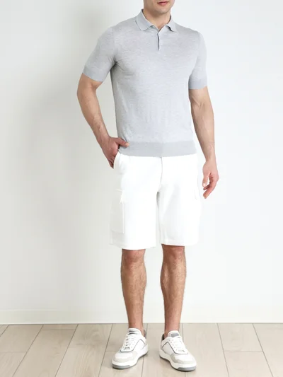 Поло цвет серый — превью 2