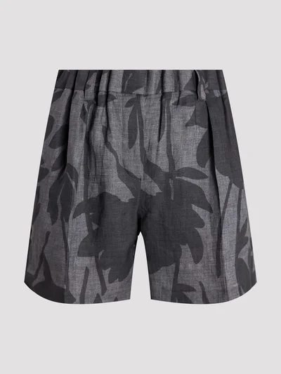 Шорты цвет серый — превью 1