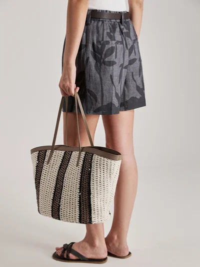 Шорты цвет серый — превью 3