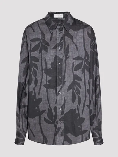 Рубашка цвет синий — превью 1