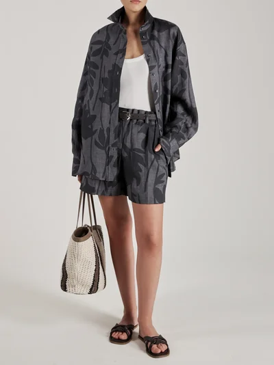 Рубашка цвет синий — превью 2