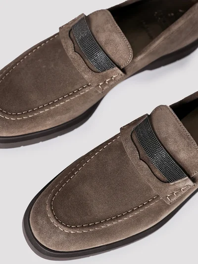 Лоферы цвет коричневый — превью 4