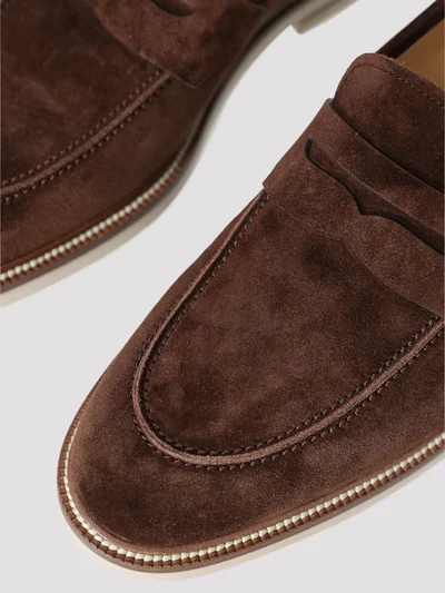 Лоферы цвет коричневый — превью 5