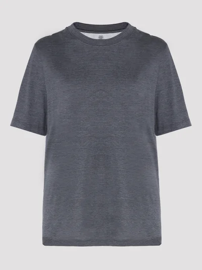 Футболка цвет темно-серый — превью 1