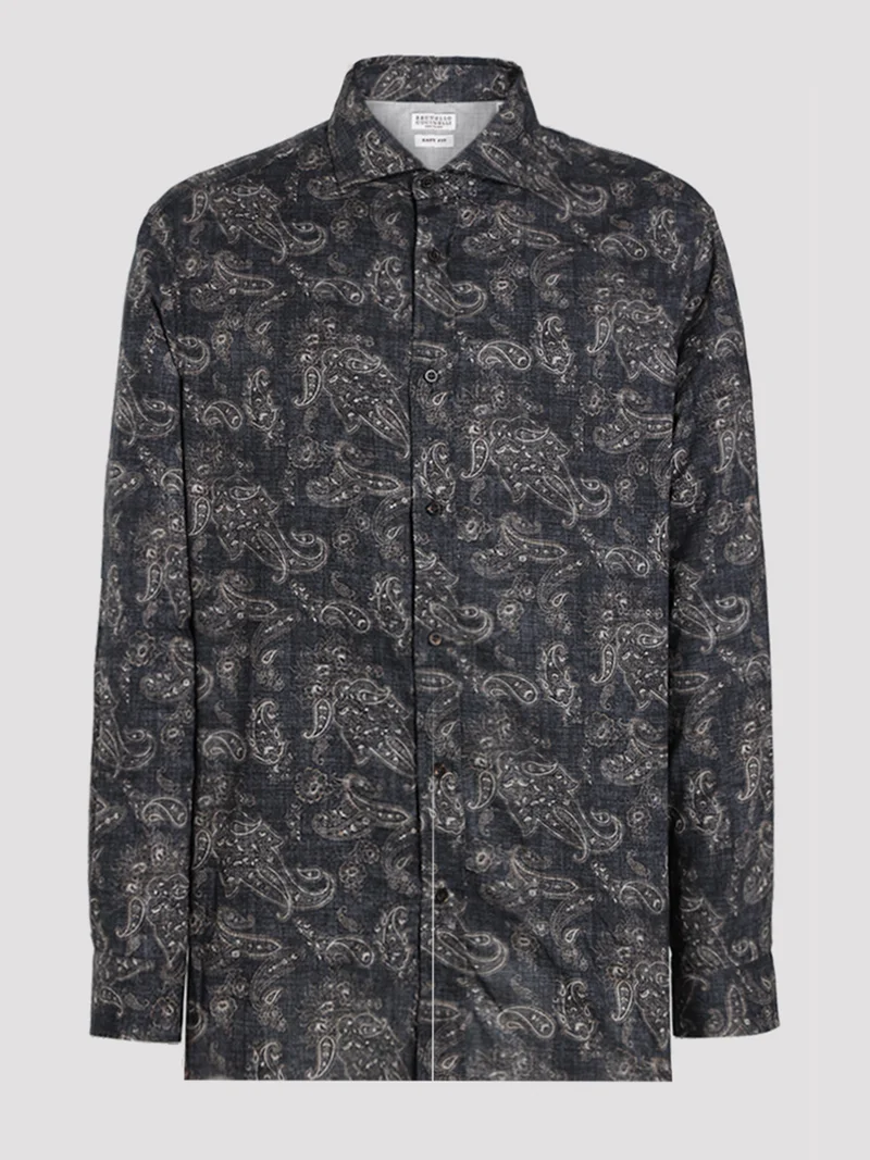 Рубашка цвет антрацит