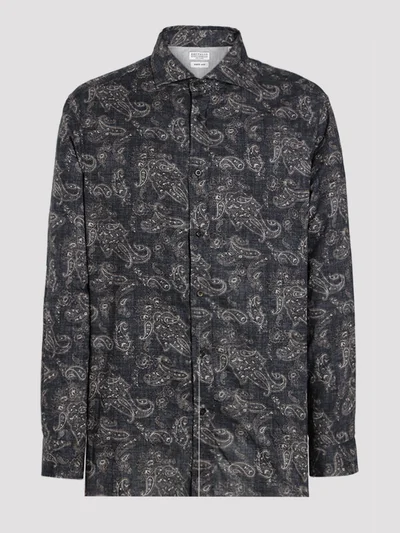 Рубашка цвет антрацит — превью 1