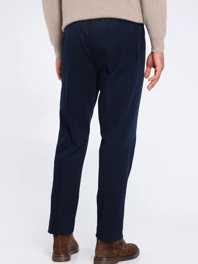 Брюки цвет темно-синий — превью 4