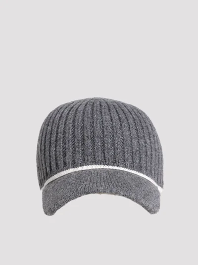 Кепка цвет темно-серый — превью 2