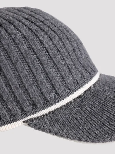 Кепка цвет темно-серый — превью 3