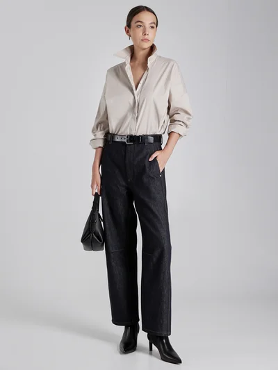 Рубашка цвет бежевый — превью 2