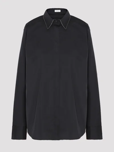 Рубашка цвет черный — превью 1