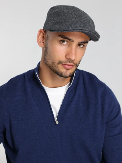 Кепка цвет темно-серый — превью 2