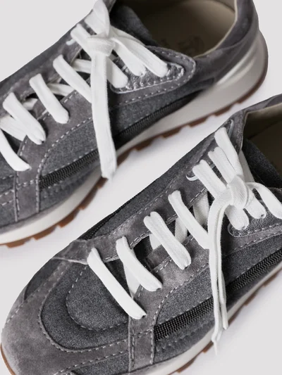 Кроссовки цвет серый — превью 4
