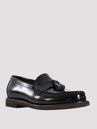 Лоферы цвет черный — превью 2