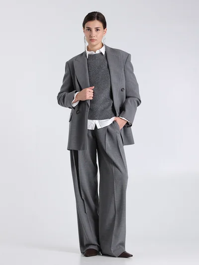 Брюки цвет серый — превью 3