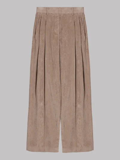 Брюки цвет коричневый — превью 1