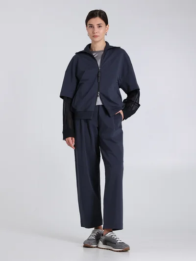 Брюки цвет темно-синий — превью 2