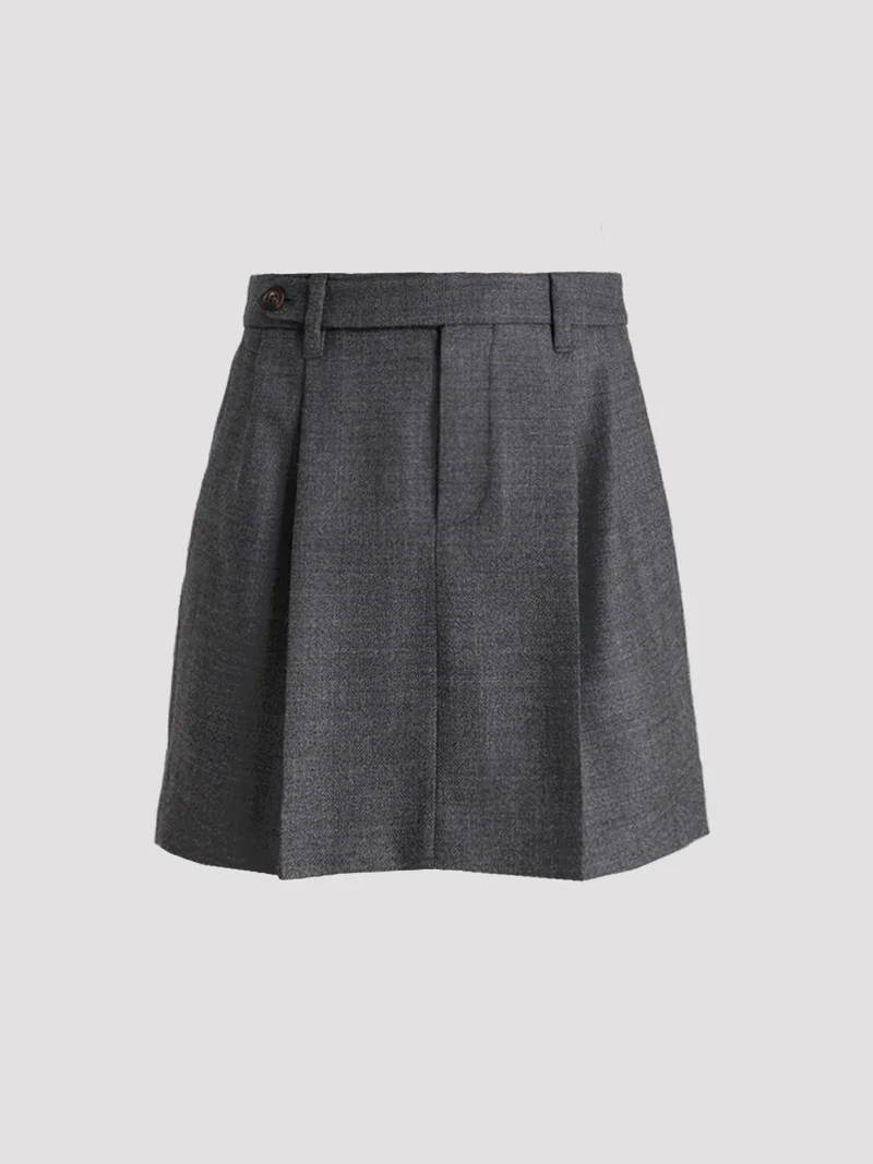 Юбка цвет темно-серый