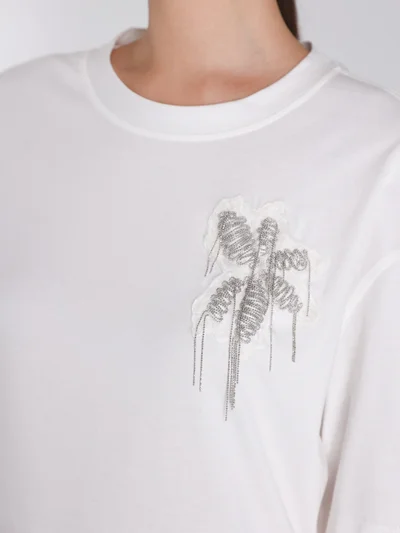 Футболка цвет белый — превью 3