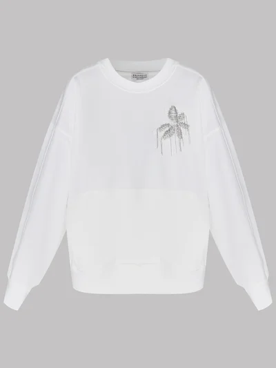 Свитшот цвет белый — превью 1