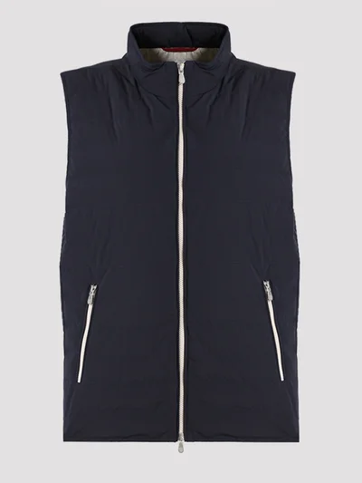 Жилет цвет темно-синий — превью 1