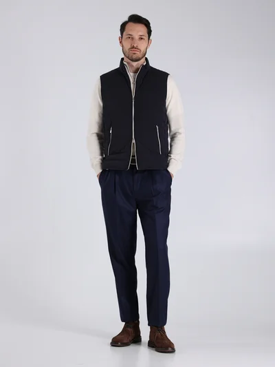 Жилет цвет темно-синий — превью 2