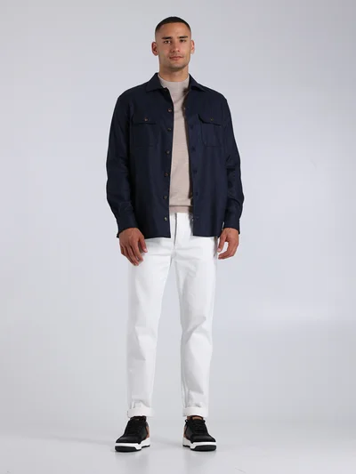 Рубашка цвет синий — превью 2