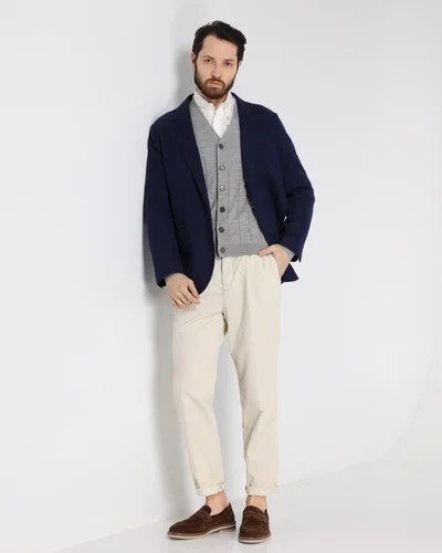 Пиджак цвет синий — превью 3