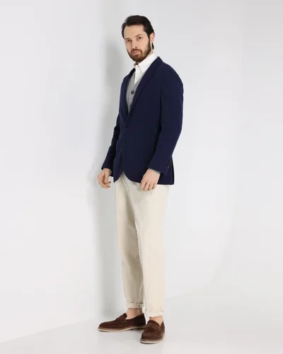 Пиджак цвет синий — превью 6