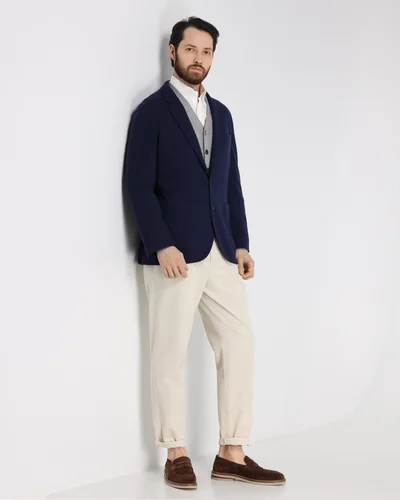 Пиджак цвет синий — превью 7