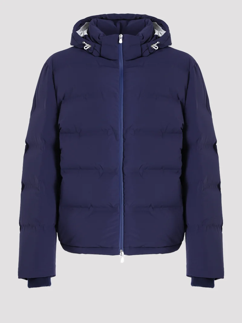 Пуховик цвет синий