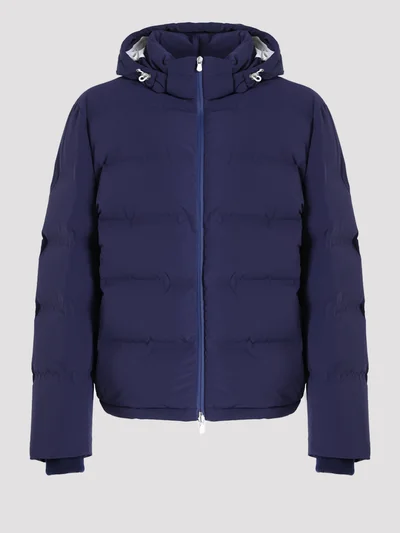 Пуховик цвет синий — превью 1