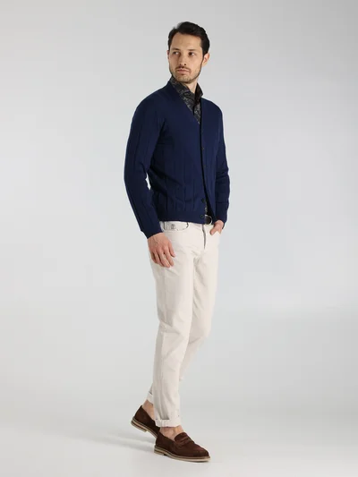 Кардиган цвет синий — превью 3