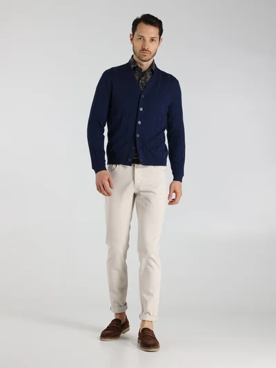 Кардиган цвет синий — превью 4