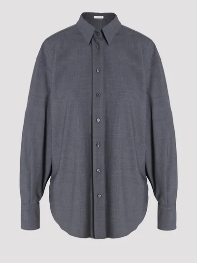 Рубашка цвет темно-серый — превью 1