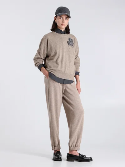 Брюки цвет бежевый — превью 4