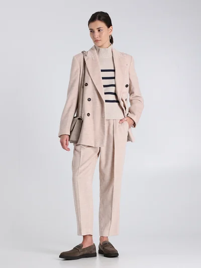 Жакет цвет розово-бежевый — превью 2