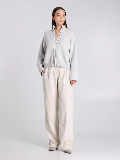 Брюки цвет натуральный — превью 2