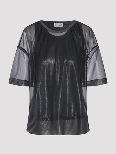 Футболка цвет серый — превью 1