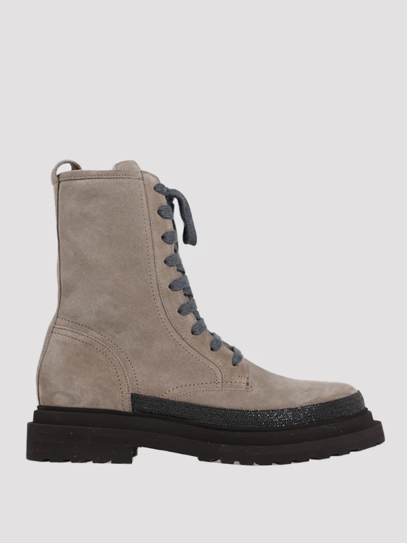 Ботинки цвет светло-серый