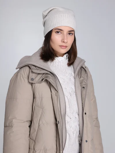 Шапка цвет темно-серый — превью 2