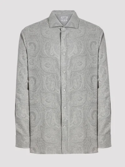 Рубашка цвет светло-серый — превью 1