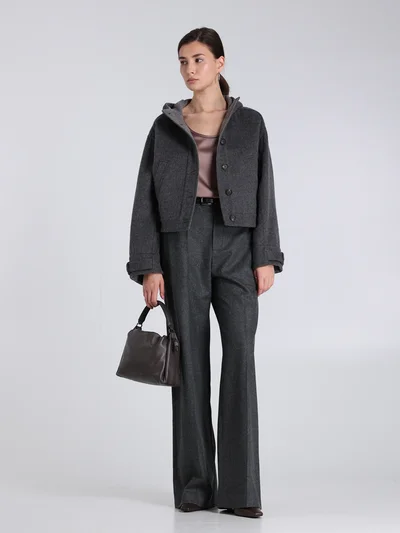 Брюки цвет темно-серый — превью 2