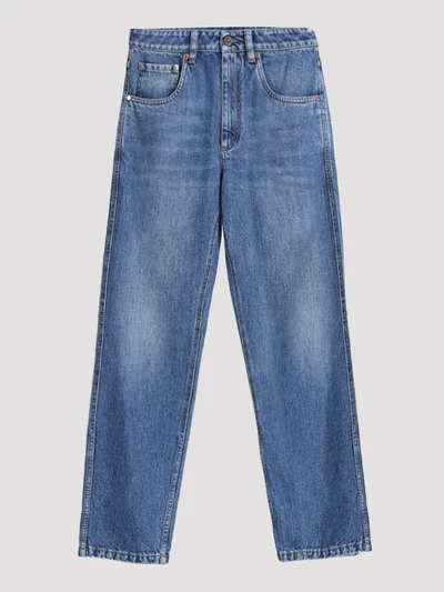 Джинсы цвет синий — превью 1