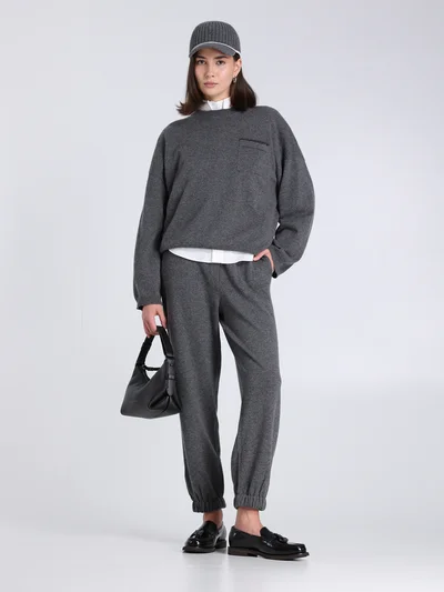 Джемпер цвет темно-серый — превью 2