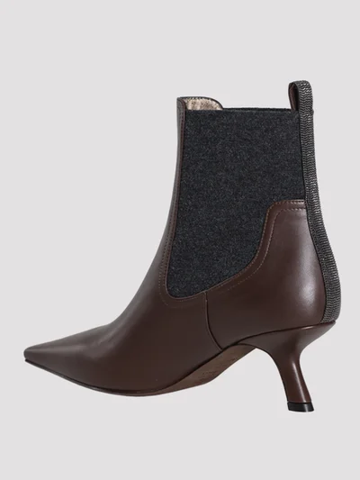 Ботильоны цвет коричневый — превью 3